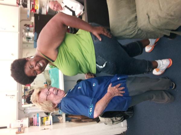 Saw Porgy &amp; Bess last nite. Here's a tushy pix of me &amp; Natasha Williams!