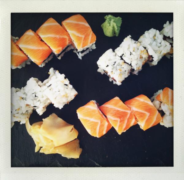 A la carte de la plage In Casa un bar à #sushis ! élaboré par notre maître japonais Kawai ! #CalviOnTheBeach