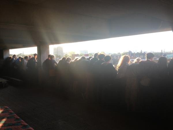 Great crowd for the Jimmy Merris performance @CBM_2012