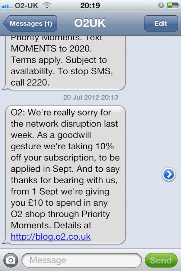 Andree1990's tweet image. About time #o2fail