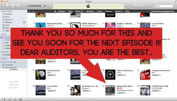 djcharlesb's tweet image. #ThankYouSoMuch to #HouseBangers Mixtapes auditors, you made it the 27th most downloaded podcast of the #itunesstore !