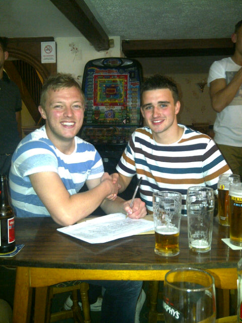 LionAndLambFC's tweet photo. ***BREAKING NEWS*** Lion overwhelmed with contract negotiations with last seasons club top scorer!!! @TomRudd10 http://t.co/aFybI23f