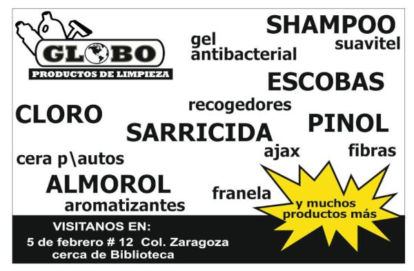productos_globo's tweet photo. Venta de Productos de Limpieza a Granel 
Distribuidor de Productos #swipe 
INFORMES
email: productosglobo@gmail.com http://t.co/4nzoyil0
