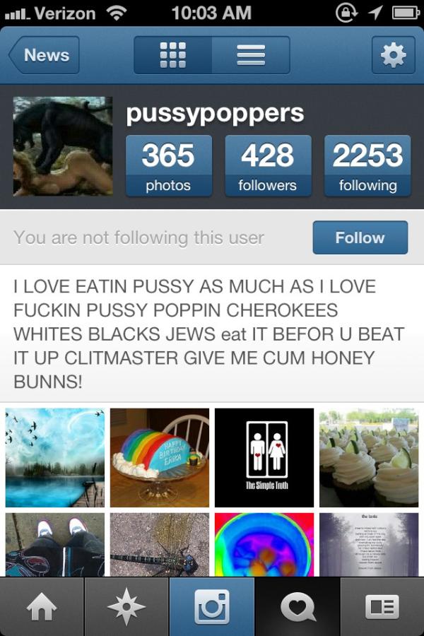 mandimayhemm's tweet image. This just started following me... #clitmaster #wtf #IWorryAboutSociety