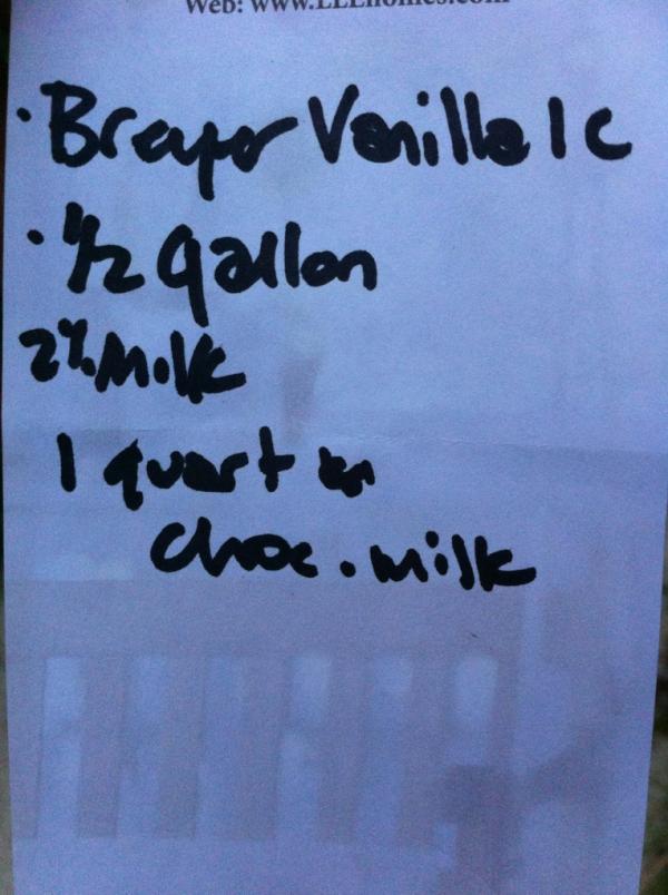 jonfink's tweet image. Walking to grocery store for these items after a tournament, wondering if we should invest in a cow…