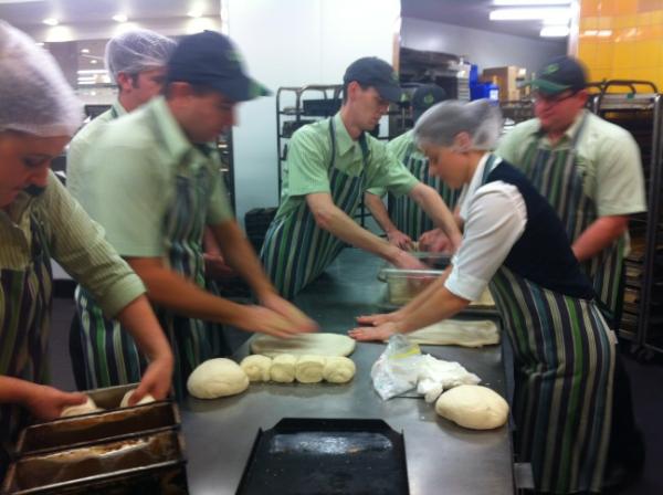 LyndallMorris's tweet photo. Region 9 SMT's getting hands on in the Baking skills day at Moorooka http://t.co/WRFOO5nt