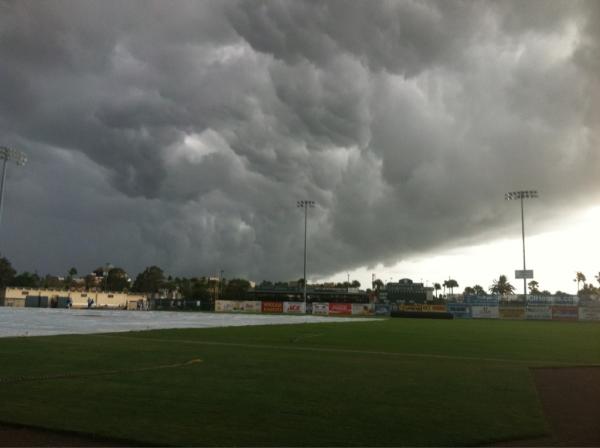 Ewmarzec's tweet image. RT??  @MLB rain delays in Daytona #Florida state league problems 
#dontlikeitplaybetter