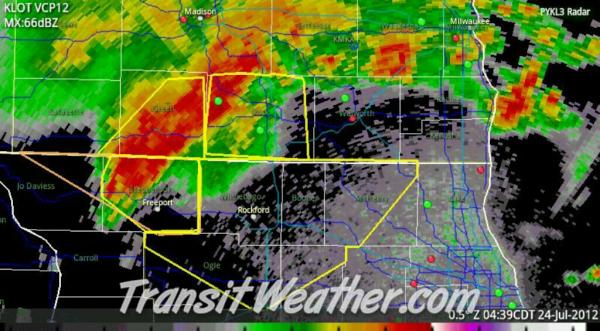 Line of severe thunserstorms set to cross n il.this. Early morning