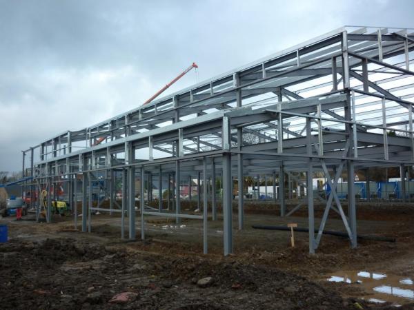 Now complete, the Salt Barn at Ledbury #SteelConstruction