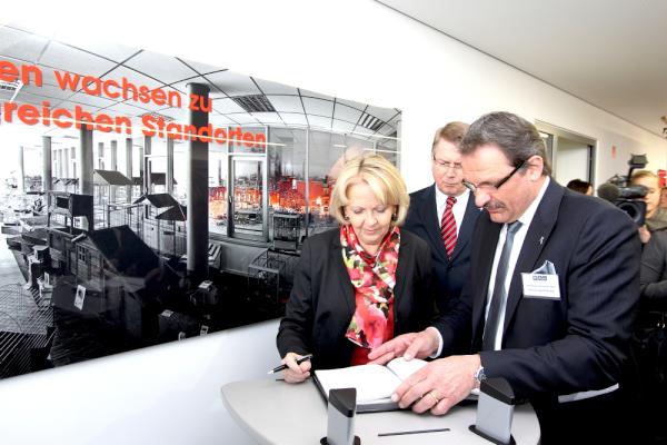 Ministerpräsidentin Kraft eröffnet neuen Unternehmenssitz der RAG Montan Immobilien rag.de/index.php?site…