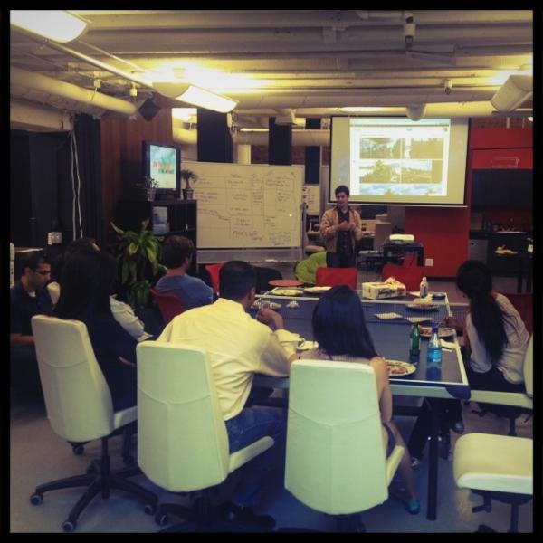 RallyPad's tweet photo. Clay's back from Nicaragua w/ @globalglimpse! Sharing stories during community lunch http://t.co/LcISGkaL