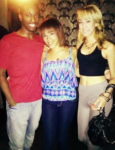boycorey's tweet photo. Me @De_Strawberry @Kristian_elise again #7ultralounge http://t.co/7pWrf9lG