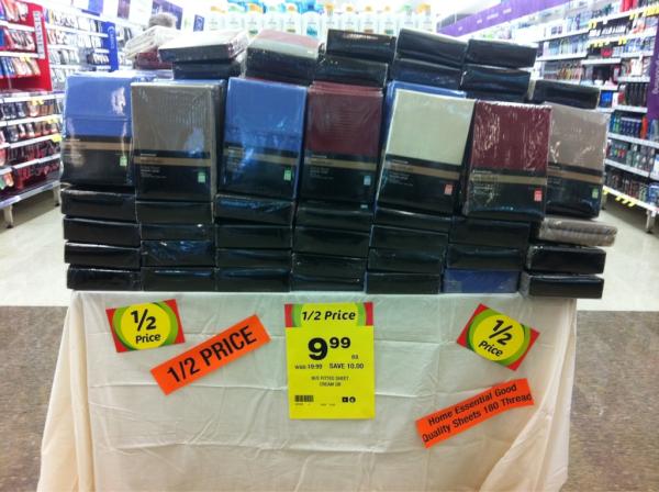 StantonAdam's tweet photo. Mt View pushing half price sheets @KWhiffin @JLudbrooke #Area 94 Pushline http://t.co/Tb36c3kR