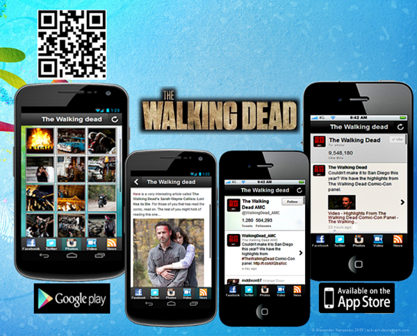 APP Android #TheWalkingDead We also offer a mobile FORUM integrated with Facebook and Twitter feeds #WalkingDead