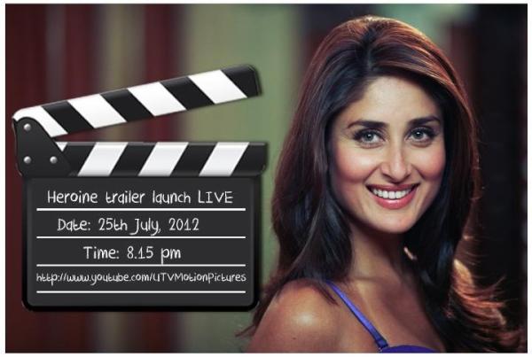 UtvMotionP's tweet photo. Exclusive first look of the Heroine trailer is here! Join the star cast at the launch of the trailer. LIVE TONIGHT http://t.co/plgUcPfz