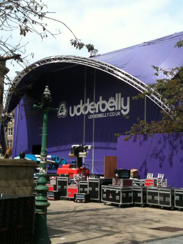 <a href="/FollowTheCow/">Underbelly Edinburgh</a> is rising, still legless #edfringe