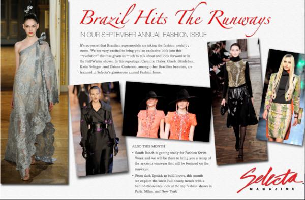 RevistaSelecta's tweet photo. Here's a look at what's coming up in our September fashion issue...
#fashion #september http://t.co/pFJMsUST