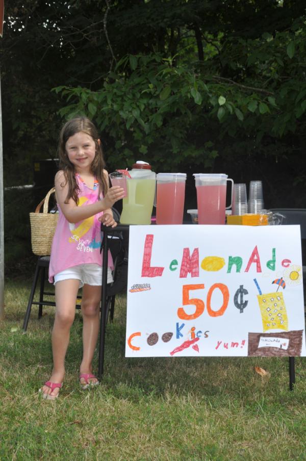 Thanks to 6 yo Kaitlyn who raised over $70 at her lemonade/cookie stand to benefit <a href="/MakeAWishEastNC/">Make-A-Wish East NC</a>. <a href="/MakeAWish/">Make-A-Wish America</a>