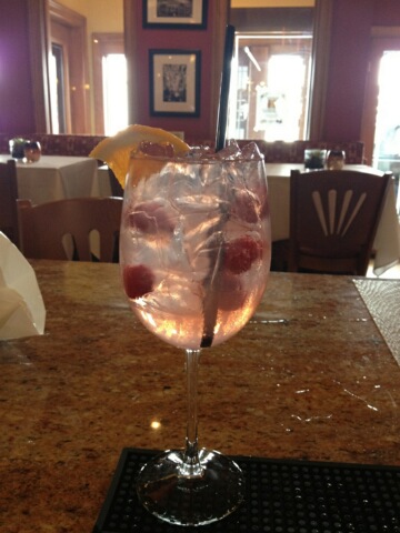 Posto22Dining's tweet photo. It's that time of the week again #sangriawednesday! Come in and try our freshly made French Sangria for Half the price! http://t.co/KkSbK1ii