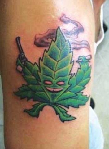  Gambar  Tato Daun Ganja Paimin Gambar 