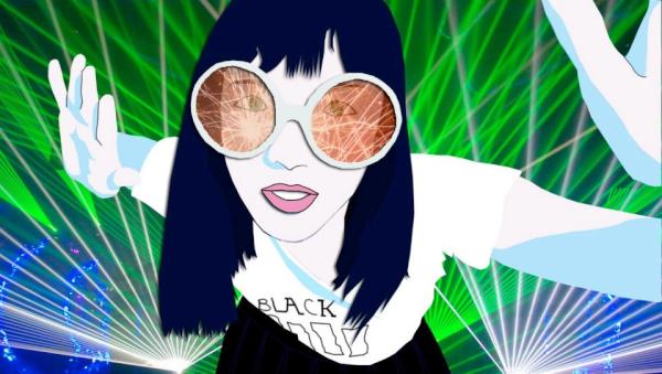@AlexLowchy  made this totally rad image of Edith Pop! We love it!
