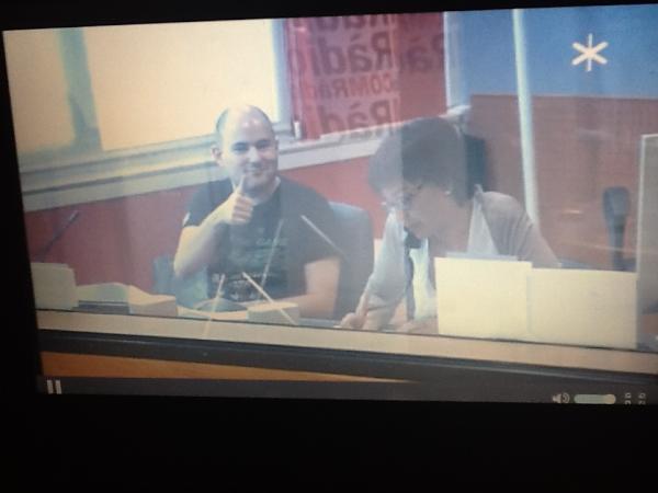 petardet's tweet image. @siosicomradio aqui tenim la gran @IreneFito i el magnific @davidmartineztv #oleells!!