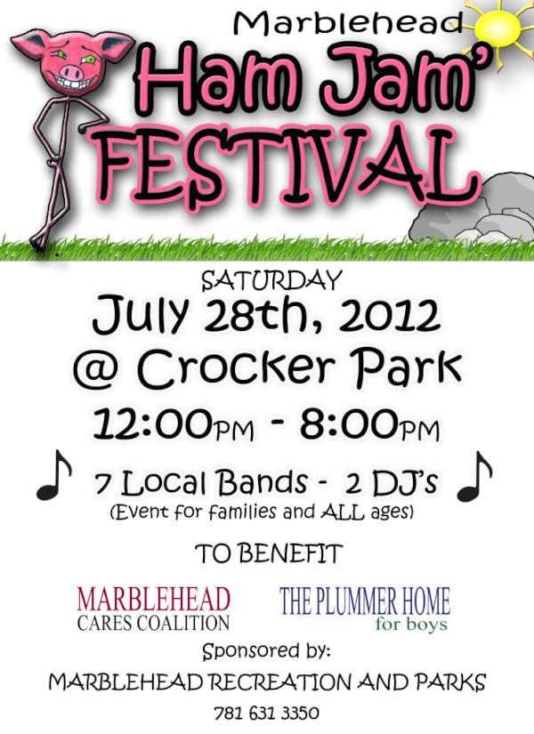 N.Shore folk join us @ HamJam Music Fest feat 7 local bands Sat @ Crocker Park benefits MarbleheadCares &amp; Plummer Home