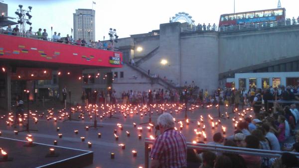 London burning tonight at National Theatre