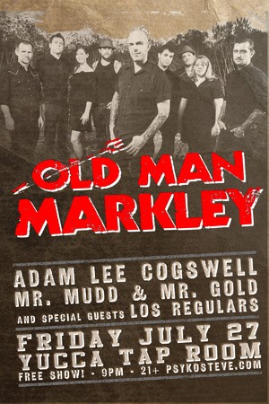 RalphieNuts's tweet photo. @psykosteve tomorrow night @LosRegulars with @OLDMANMARKLEY at @Yuccataproom FREE SHOW http://t.co/79Nuym2m
