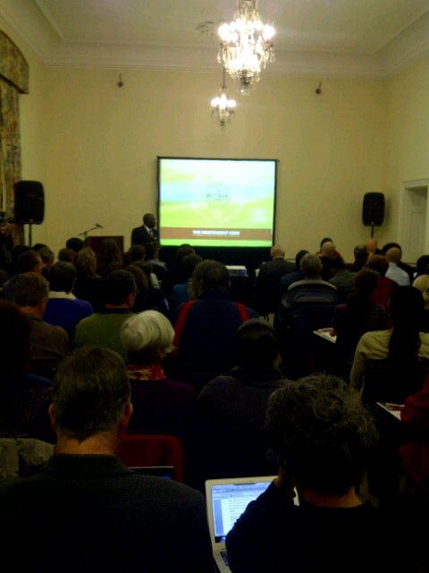 greerblizzard's tweet image. Full house at the launch of the new independent code of governance for non-profits in SA #CodeOfGovernance @Inyathelo