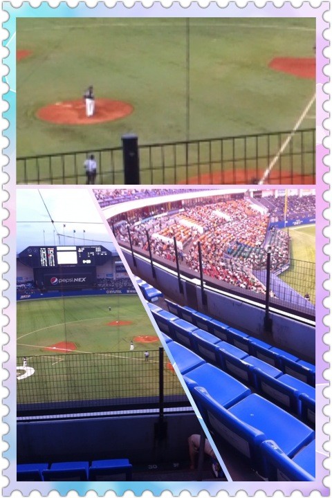 PacificBaby's tweet photo. QVCなう(*^^*)
ビジター席かなりガラガラ… http://t.co/osQC1tbm