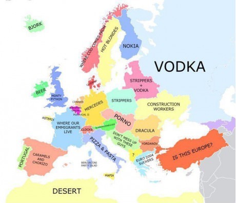 Seems about right. The real #MapOfEurope