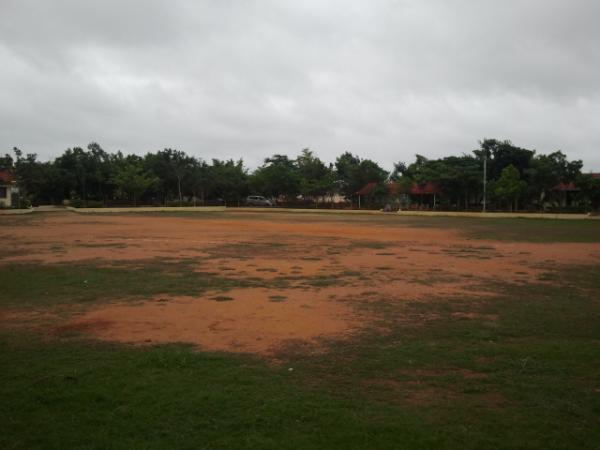 HarshaNavada's tweet photo. #iclintuit view of the pitch and ground from comm box.. http://t.co/XIvouOTz