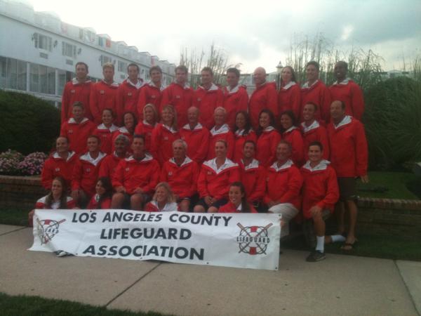 LACoLifeguards's tweet photo. *Pic* Here is our team of  @LACoLifeguards at #USLANationals in Cape May, New Jersey http://t.co/lKrt8ohW