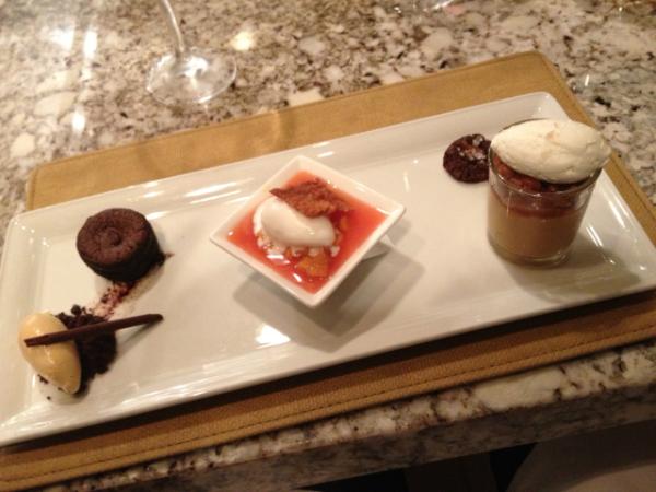 NPHFoodPorn's tweet photo. 6th Course. Dessert. Didn't grab a menu, so I can't remember. Chocolate cake thing, and, um... Doesn't matter. Dessert! http://t.co/gqWjZ4on