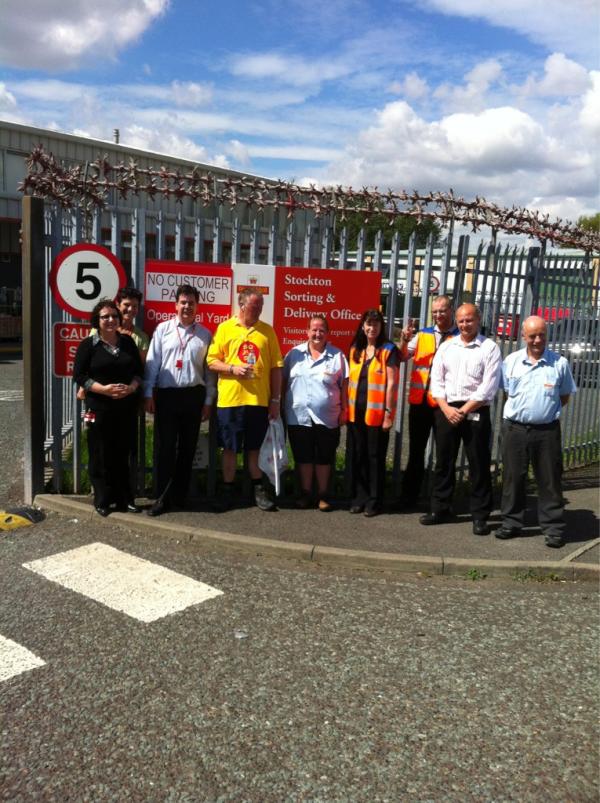cwucleveland's tweet photo. Stockton Delivery Office http://t.co/DzS9tAqF