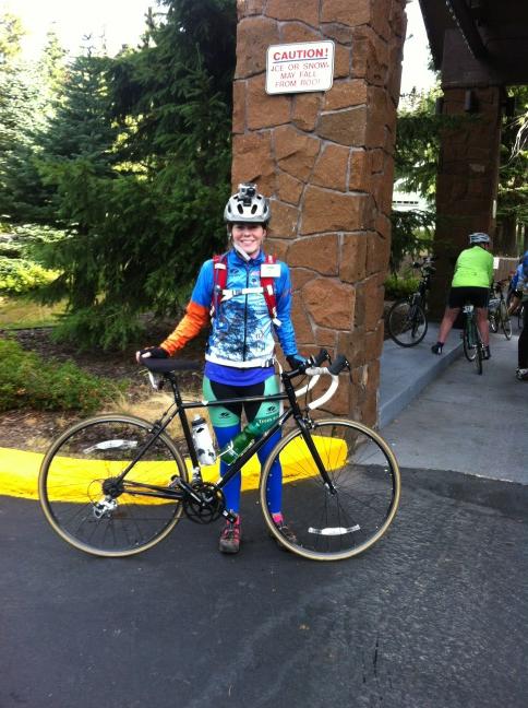 sarawithnotah's tweet photo. Bundled up for mt. Hood ride out day 5"@Neilthepirate: Sarah is ready to roll wish us luck on our last big day #ctdt12 http://t.co/HnkU4chb"
