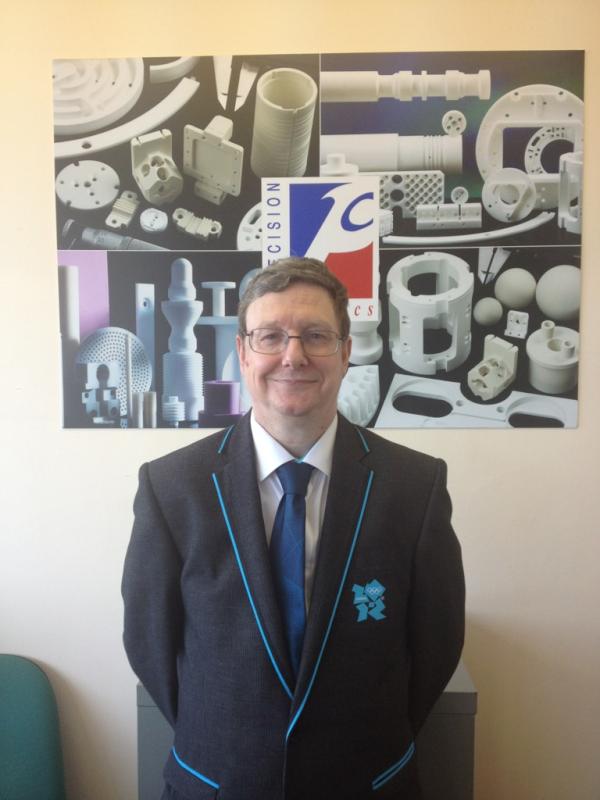 Precision Ceramics are proud to be represented at the Olympics by one of our team.....