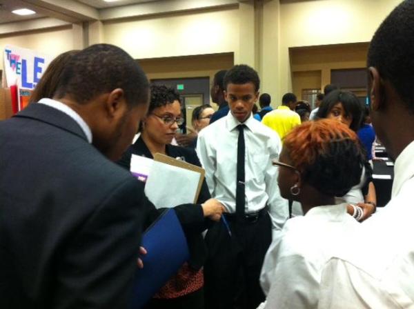 PCAT_Philly's tweet photo. Job well done! PCATworks presents their work ready skills at the  #WRSummer12 hosted by @PYNinc !!! http://t.co/v7iRs7dm