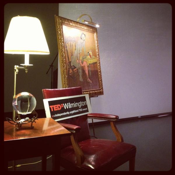 DCRACDelCRA's tweet photo. RT @mattsullivan101: The stage is set. #TEDxWilm http://t.co/SdofuomZ @Gablet23 #netde