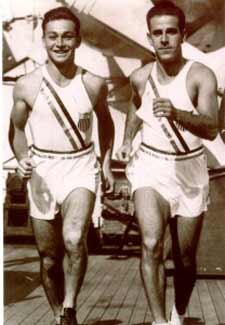 Berlin_1936's tweet photo. US relay team changed at last minute to include Owens, kicking out Sam Stoller &amp; Marty Glickman: only 2 Jewish athletes http://t.co/viYzUPlJ