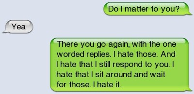 FancyHoodNigga's tweet photo. Females get mad when we text like this #DryTexting..... http://t.co/OCAaXztg