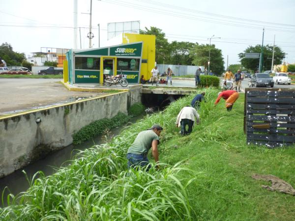 ServPubCam's tweet photo. CHAPEO DEL CANAL PLUVIAL DE LA CALLE PARAGUAY POR LA AV. COLOSIO @AlcaldBetySelem @GobMunCampeche http://t.co/OeFar9mo