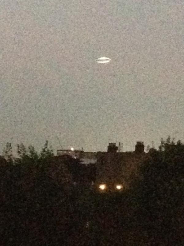 RT @walhamgreen UFO over the Olympic village ...