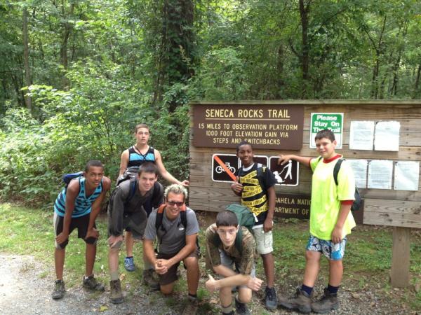 CampAdventures's tweet photo. Ready for a mile and a half hike. http://t.co/fclodc7A