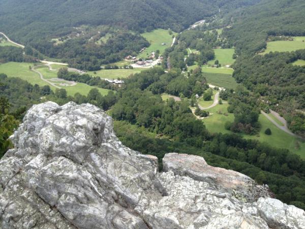 CampAdventures's tweet photo. Can you see the bridge all the way down there? http://t.co/9yH2velb