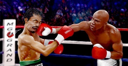 ShutUpShawnShow's tweet photo. “@BoxingLifeStyle: #PacMan or #Mayweather?”
*drops mic* http://t.co/DcJfAGf8