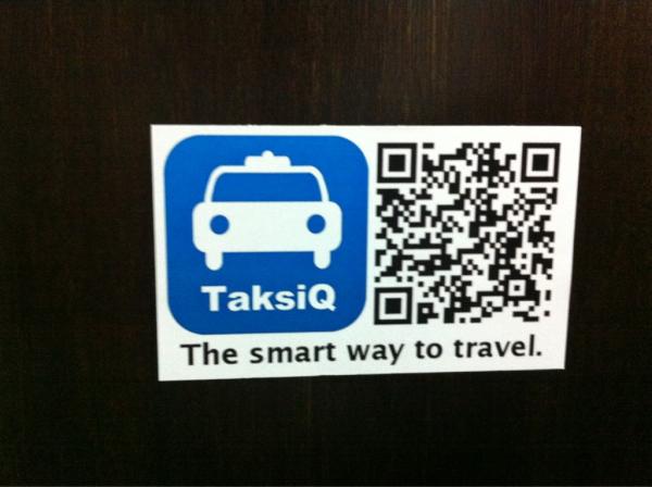 TaksiQ's tweet photo. tweet us if you spot one of our awesome TaksiQ stickers and get a free copy of our app! #stopwaving #TaksiQ http://t.co/Sy9sRyDS