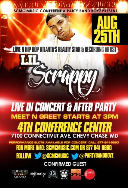 @bhramabullmedia LOVE & HIPHOP ATL's @reallilscrappy LIVE : 4TH CONF CTR  MD VIP's RSVP 877 941 9990 @dirtygates #rt
