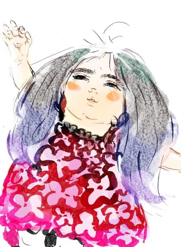 「今日も茹だります。 」|妖怪喫茶ひとがた(茶谷明茂)のイラスト